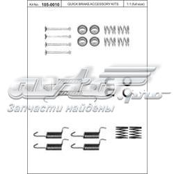 Kit de montagem das sapatas traseiras de tambor 310101 ERT