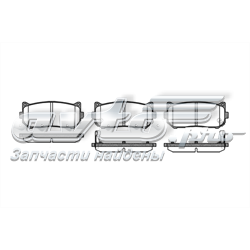 264902 Road House Sapatas do freio traseiras de disco