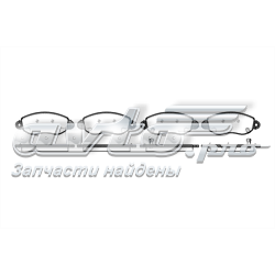277202 Road House Sapatas do freio dianteiras de disco