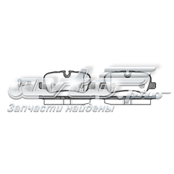 2115900 Road House Sapatas do freio traseiras de disco
