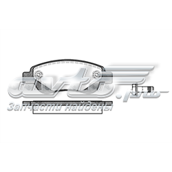 2117700 Road House Sapatas do freio dianteiras de disco