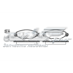 264320 Road House Sapatas do freio dianteiras de disco