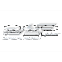 218402 Road House Sapatas do freio dianteiras de disco