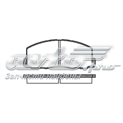 218800 Road House Sapatas do freio dianteiras de disco