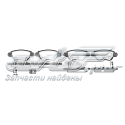 268522 Road House Sapatas do freio traseiras de disco