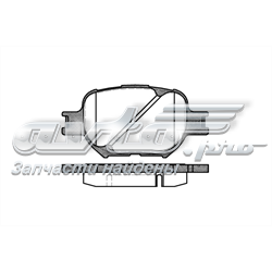 274200 Road House Sapatas do freio dianteiras de disco