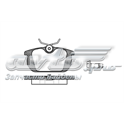 223100 Road House Sapatas do freio traseiras de disco