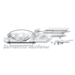 282804 Road House Sapatas do freio dianteiras de disco