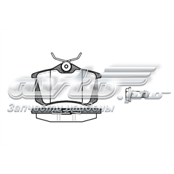 226305 Road House Sapatas do freio traseiras de disco
