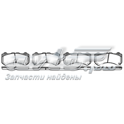 Sapatas do freio dianteiras de disco DP41853R EBC Brakes