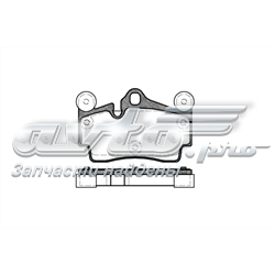 299600 Road House Sapatas do freio traseiras de disco