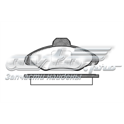 233100 Road House Sapatas do freio dianteiras de disco
