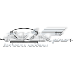 2125202 Road House Sapatas do freio traseiras de disco