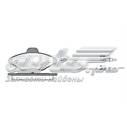 243804 Road House Sapatas do freio dianteiras de disco