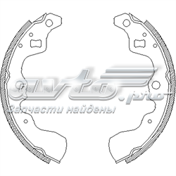 Compre 5321086000 Suzuki Sapatas do freio traseiras de tambor