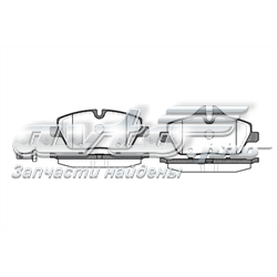 2113100 Road House Sapatas do freio dianteiras de disco