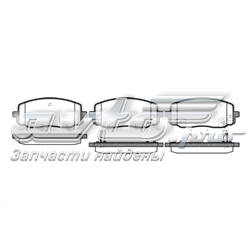 2113302 Road House Sapatas do freio dianteiras de disco
