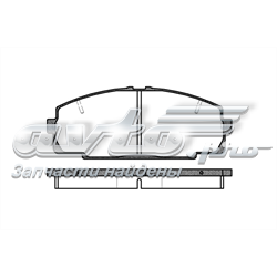 242120 Road House Sapatas do freio dianteiras de disco
