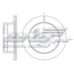 Disco do freio traseiro 583294A350 Hyundai/Kia