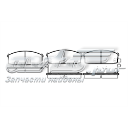 211702 Road House Sapatas do freio dianteiras de disco