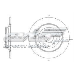 Disco do freio traseiro Mazda K01126251