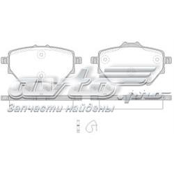 Compre 1619790880 Peugeot/Citroen Sapatas do freio traseiras de disco