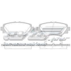 Compre B4Y02648ZA Mazda Sapatas do freio traseiras de disco