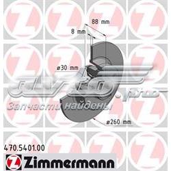 470540100 Zimmermann Disco do freio traseiro