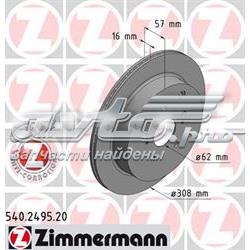 Disco do freio traseiro Zimmermann 540249520 preço, a partir de 68,94 USD
