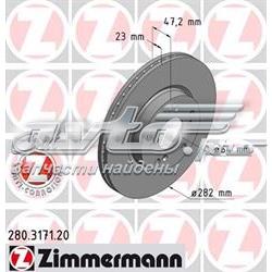 Disco do freio dianteiro Zimmermann 280317120 preço, a partir de 53,97 USD