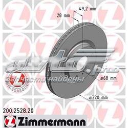 Disco do freio dianteiro Zimmermann 200252820 preço, a partir de 77,86 USD