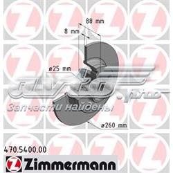 470540000 Zimmermann Disco do freio traseiro