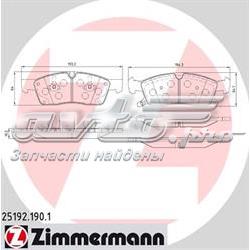 251921901 Zimmermann Sapatas do freio dianteiras de disco