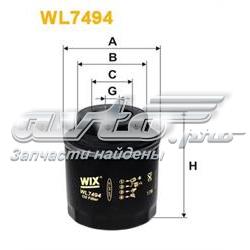 Filtro de óleo WIX WL7494 preço, a partir de 10,70 USD
