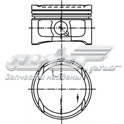 Pistão do kit para 1 cilindro, STD VAG 036107065BS preço, a partir de 98,44 USD