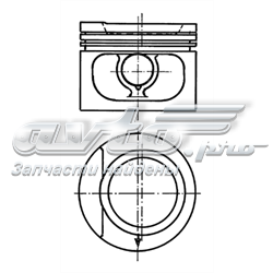 93876620 Kolbenschmidt Pistão do kit para 1 cilindro, 2ª reparação ( + 0,50)