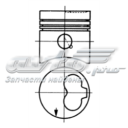 93260610 Kolbenschmidt Pistão do kit para 1 cilindro, 2ª reparação ( + 0,50)
