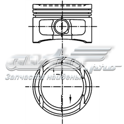 Pistão do kit para 1 cilindro, STD VAG 036107065AT001 preço, a partir de 73,93 USD