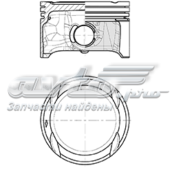40839600 Kolbenschmidt Pistão do kit para 1 cilindro, STD