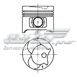 Pistão do kit para 1 cilindro, STD Mercedes A6010301917 preço, a partir de 88,30 USD