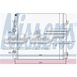 Compre 7711135540 Renault (RVI) Radiador de esfriamento de motor