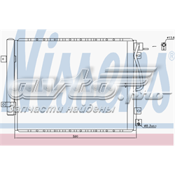 Radiador de aparelho de ar condicionado Nissens 940436 preço, a partir de 101,40 USD