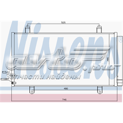 Radiador de aparelho de ar condicionado Nissens 940443 preço, a partir de 139,81 USD