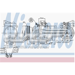 Compressor de aparelho de ar condicionado Hyundai/Kia 2K52Y61450