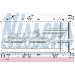 Radiador de esfriamento de motor Nissens 67724