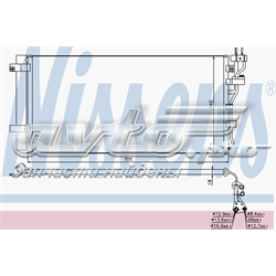 976062G650 Hyundai/Kia Radiador de aparelho de ar condicionado