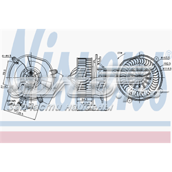 5016NU1 Polcar Motor de ventilador de forno (de aquecedor de salão)