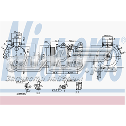 Compressor de aparelho de ar condicionado Nissens 890144