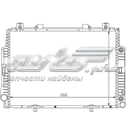 Radiador de esfriamento de motor 1405001003 Mercedes