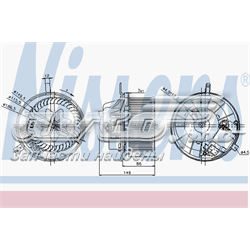 N995749D VAG Motor de ventilador de forno (de aquecedor de salão)